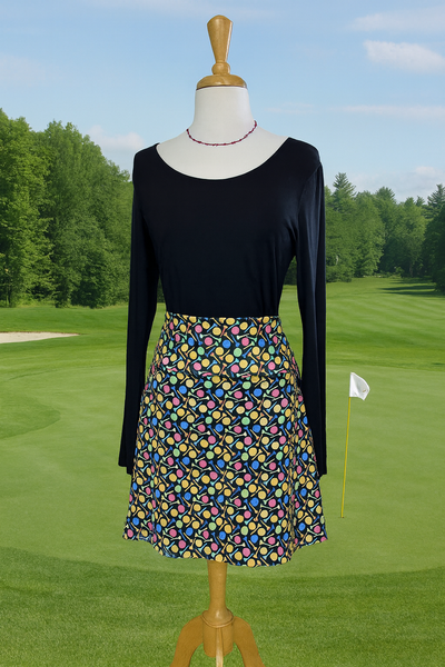 Reign Vermont Adventure Skirt in Golf Balls and Tees