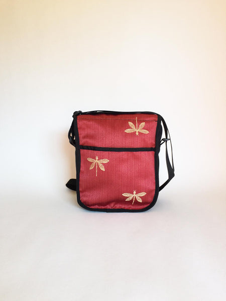 Day Purse in Red Dragonfly